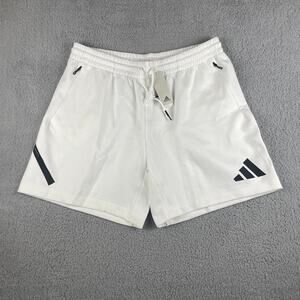 adidas Men's 2X-Large White Black Polyester Cotton Multi Sports Z.N.E. Shorts